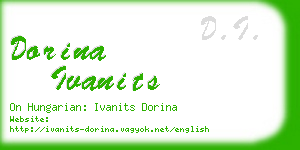 dorina ivanits business card
